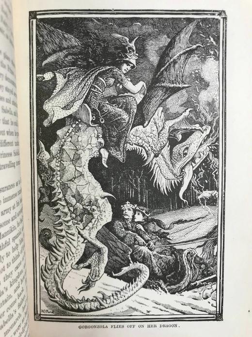 1893年 安德鲁·朗格《绿色童话书》 数十幅精美插图 漆布精装32开 商品图12