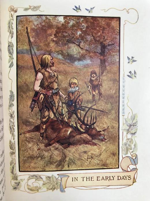 1908年 卡尔·爱华尔德自然故事集 杜拉克等8幅彩色与大量黑白文件插图 漆布精装32开 商品图7