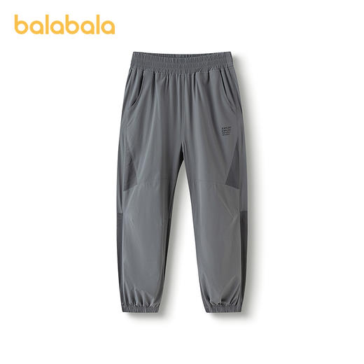 巴拉巴拉童装儿童裤子男童女童2025夏季薄款裤子直筒运动休闲长裤 商品图4