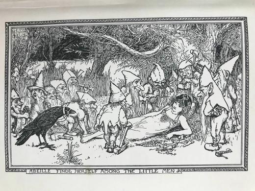 1925年 安德鲁·朗格《橄榄绿童话书》 8幅彩色与大量黑白插图 漆布精装32开 商品图9