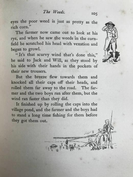 1908年 卡尔·爱华尔德自然故事集 杜拉克等8幅彩色与大量黑白文件插图 漆布精装32开 商品图11