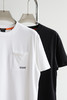 H.B 口袋字母刺绣 宽松圆领短袖T恤 TX373 商品缩略图3