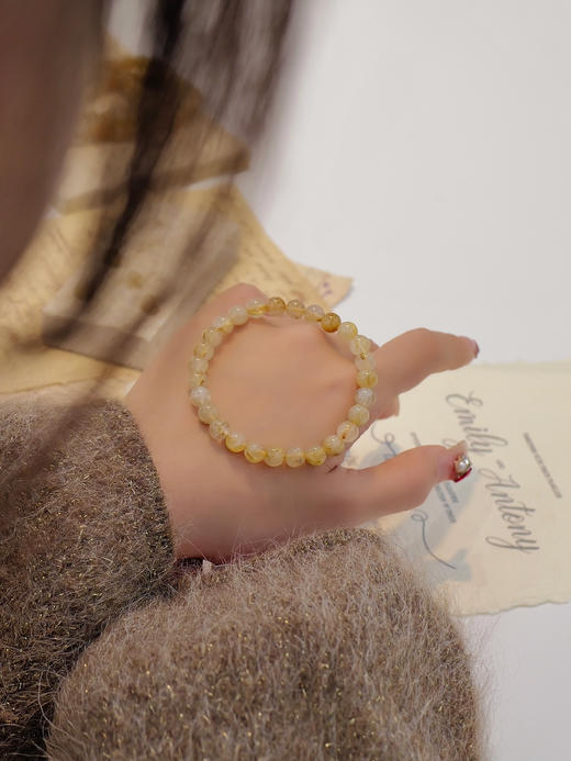 招财助事业·8mm金发晶水晶手串（3-5天左右） 商品图6