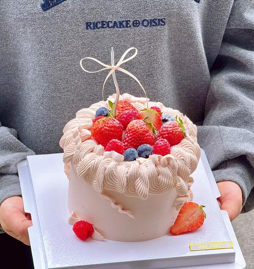 简约裱花草莓蛋糕 n 商品图1