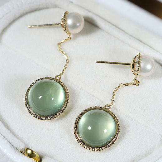 桃红映柳·绿葡萄石治愈首饰 | 好望角的“祖母绿”，青蛇年希望之石，爱的象征 商品图6