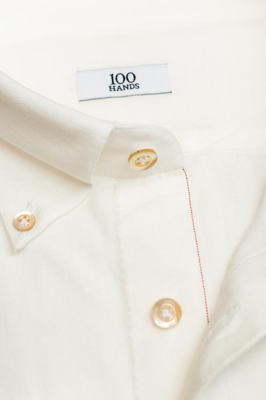 100Hands 白色赤耳衬衫 商品图8