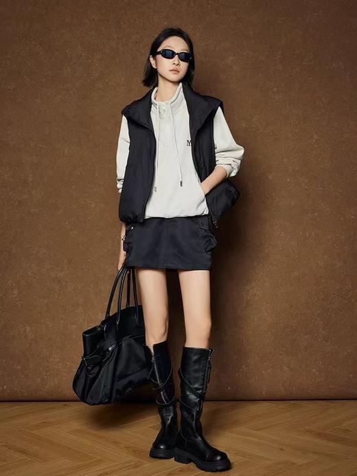 美洋同款【慢跑卫衣】  保暖厚绒宽松半拉链袋鼠兜插肩显瘦上衣 商品图4