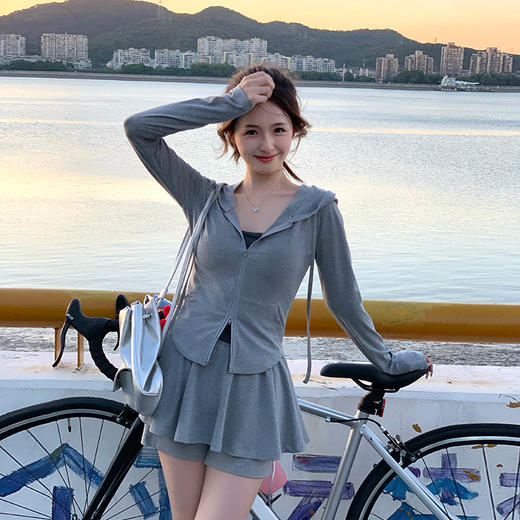 金蘑菇菇 元英欧尼 轻薄透气感 运动休闲套装 商品图10