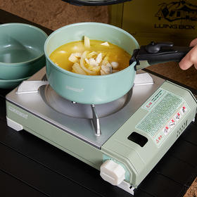 LUING BOX露营盒子烟火卡式炉|菜谱出镜王，双重安全装置，轻松搞定户外美食