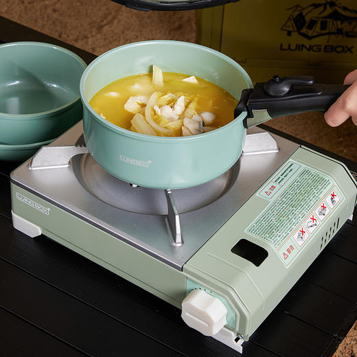 LUING BOX露营盒子烟火卡式炉|菜谱出镜王，双重安全装置，轻松搞定户外美食 商品图0