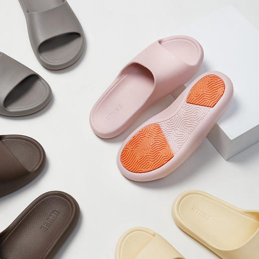 【2025年春夏新款】优调UXT1325复古防滑拖鞋 | EVA材质、上脚重量轻、脚感柔软舒适、复古风设计、简约大方 商品图0