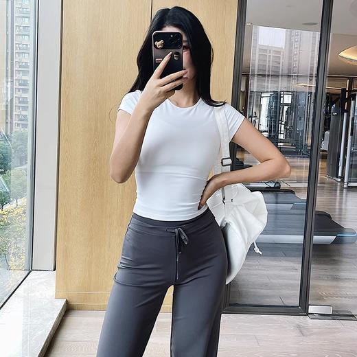 【3~5天发货】跃牌【美度空间】系列 SNU休闲运动短袖收腰修身透气瑜伽T恤TX42008 商品图3