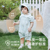 英氏婴儿衣服夏季轻薄透气女童连体衣可爱碎花爬服月亮裆2025新款 商品缩略图3