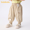 巴拉巴拉裤子婴儿夏季薄款长裤男女童运动裤2025新款简约可爱时髦 商品缩略图2