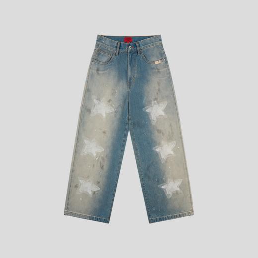 GOODBAI GOODEES梦幻星星印花阔腿长裤 商品图2