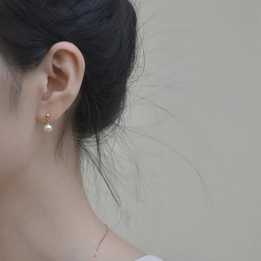 美到不能呼吸！5A诸暨天然淡水珍珠耳饰925纯银耳钉七夕情人节礼物！ 商品图3
