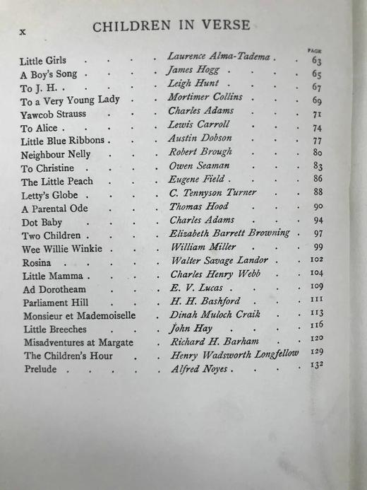 1913年 诗中的童真 8幅彩色与大量黑白插图 漆布精装32开 商品图6