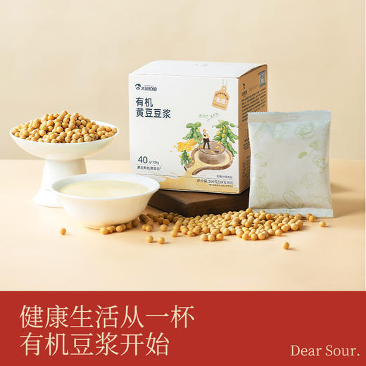 三盒更划算！大树伯伯 有机黄豆豆浆 纯黄豆冲饮早餐代餐 商品图3