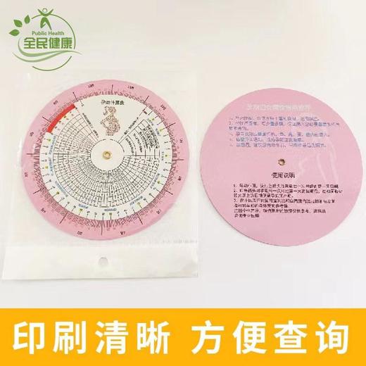 孕周推算盘周卡预产期转盘孕妇孕期表速查工具可定制卡片 商品图3