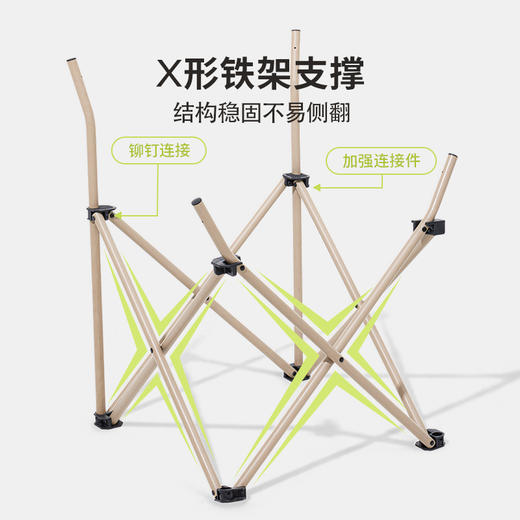 LUING BOX露营盒子花朵椅/月亮椅|软弹舒适便携好收纳，三面环抱放轻松 商品图4