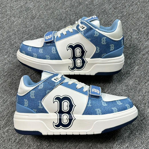 MLB Chunky Liner Mid Denim BOSTON REDSOX 蓝白！ 商品图7