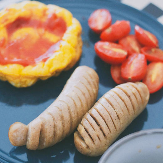 追肉记 清甜苹果爆汁鸡肉肠400g*2（每包50g*8根） 赠原味烤肠8根 48小时发货 商品图1