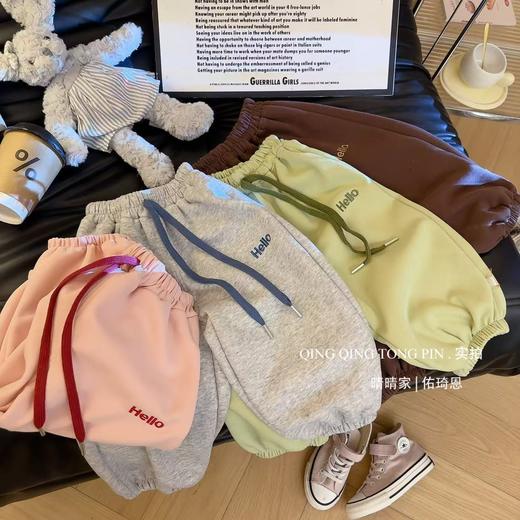 【💐超好看的春款合集~】春季亲子新款休闲裤儿童卫裤卫衣新款童装宝宝洋气纯色运动裤聚 商品图6