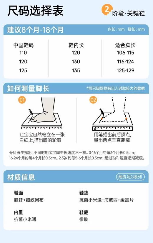 GB2402基诺浦关键鞋潮流足G系列学步鞋（8-18月龄适合） 商品图1