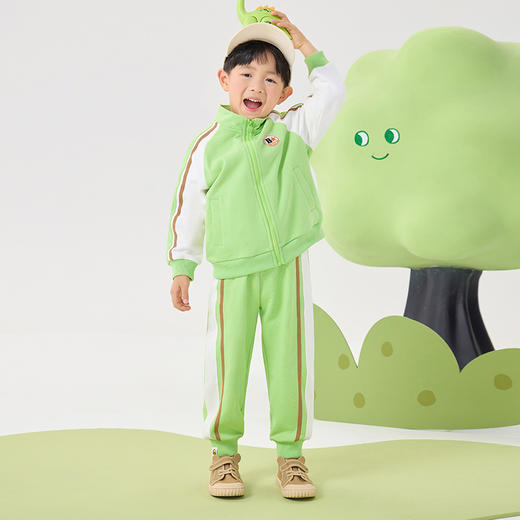 B.Duck小黄鸭童装卫衣套装春季男女童款休闲户外105-150 BF1681025 商品图3