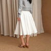 NUTH白色大廓形堆褶裙摆空气感a字蓬松半裙女 商品缩略图2