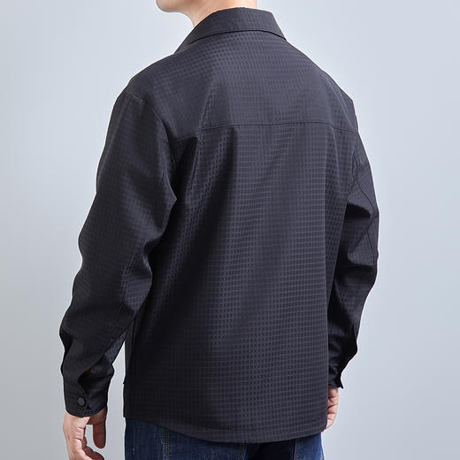 【新款DWD】大依优型大码加肥加大码翻领夹克外套时尚商务夹克上衣男士休闲 商品图2