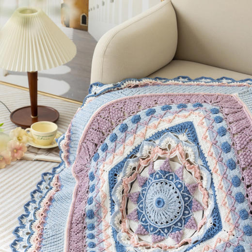 苏苏姐家致悦立体浮雕毯手工diy钩针编织毛线团制作材料包 商品图3