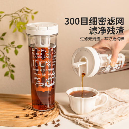 摩登主妇咖啡冷萃壶2025新款女家用水杯便携大容量冷泡杯子冷萃杯 商品图1