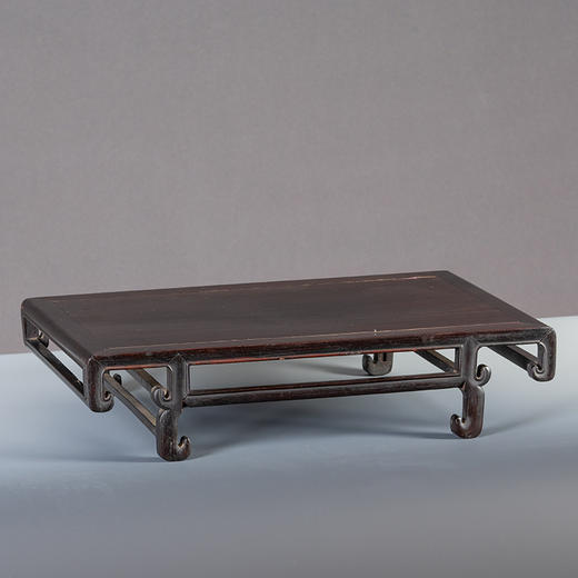 清 红木书卷式案中案摆件 商品图0