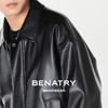 贝纳川翻领落肩袖男士休闲皮衣夹克外套ECP306001 商品缩略图1