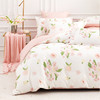多喜爱 新疆棉斜纹四件套 桃桃乌龙 精美印花 纯洁白 桃花粉 斜纹织造 宽边枕套设计 商品缩略图2