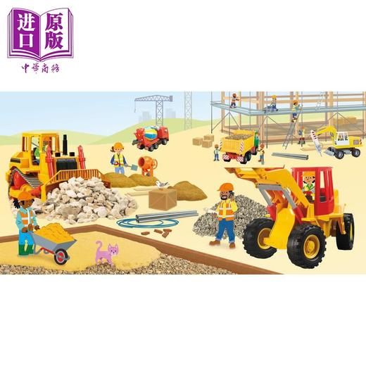 【中商原版】尤斯伯恩翻翻看 挖掘机 Lift and Look Diggers 英文原版 幼儿纸板书 低幼翻翻书 亲子图画书 进口童书 游戏书 商品图2