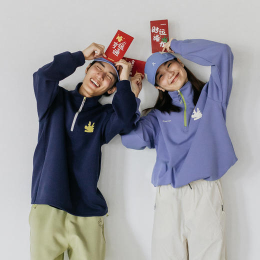 【福利特惠】ACMEITEM爱棵米 春季龙年立领卫衣 GAF3310043L 商品图2