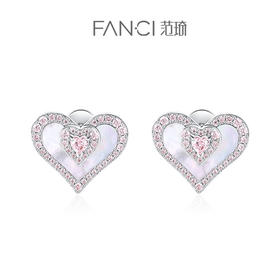 FANCI范琦【甜心少女系列】心尖珍宝耳钉925银原创礼物