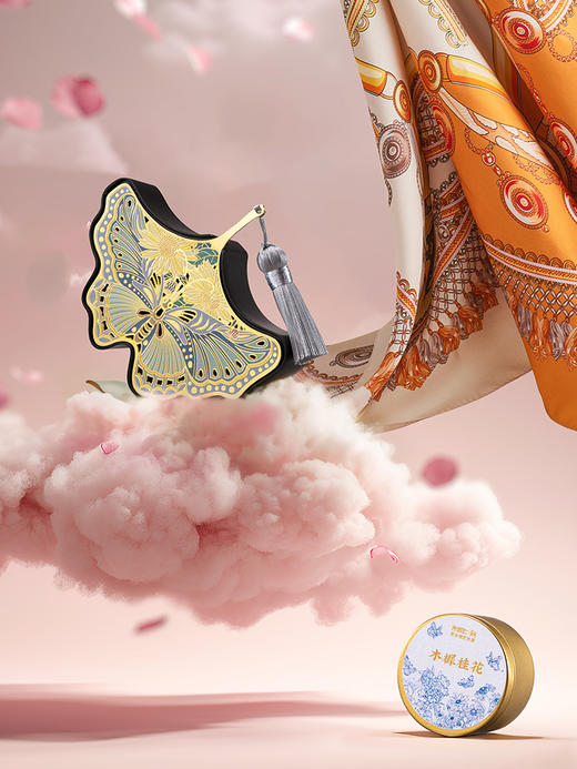 朱炳仁铜x万事利【锦绣和鸣·万事铜心】礼盒 香薰丝绸丝巾套装 礼物 商品图4