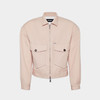 DSQUARED2 男士字母徽标贴片羊毛外套 淡粉色 S71AN0586 S76497 220 商品缩略图0
