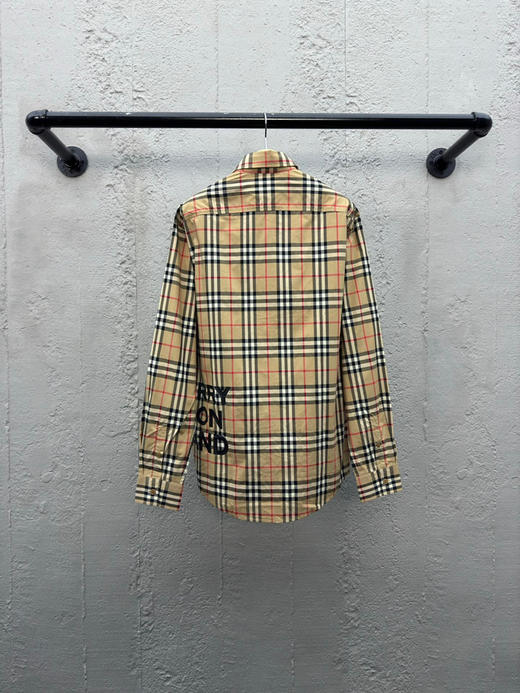 BURBERRY 字母胶印长袖衬衫 商品图1