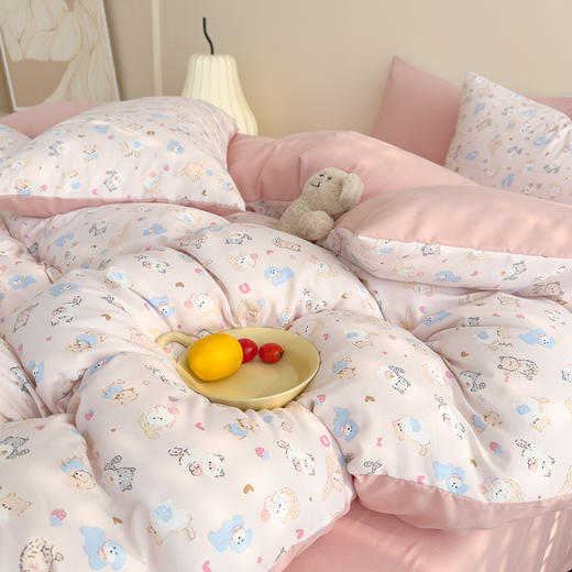 CKKHOUSE 春夏双层纱四件套 A类母婴级 柔软面料 双版设计 活性印染 多款可选 商品图9