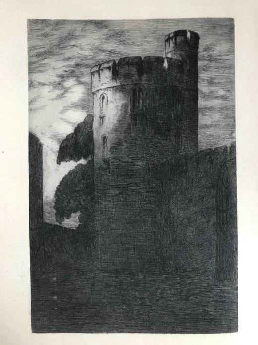 约20世纪早期 雷内·弗朗西斯《伦敦塔的故事》 21幅手工贴图 漆布精装大16开 商品图2