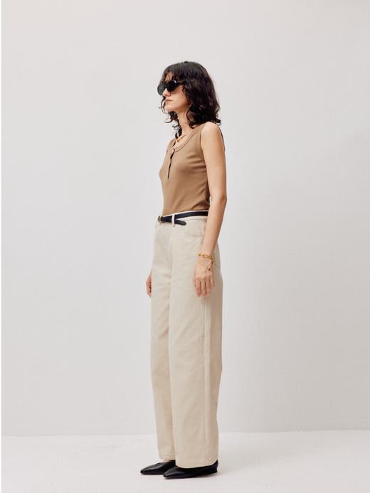 LIYIHAN漠野丨25春全棉直筒牛仔裤宽松显瘦裤子百搭时尚百搭 商品图3