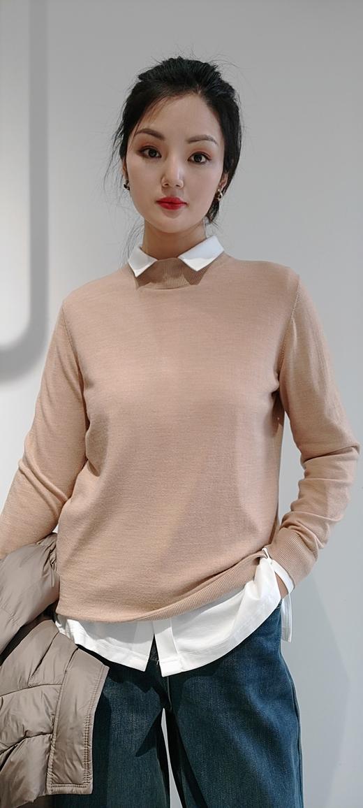 487313小尖领弹力衬衫 商品图3