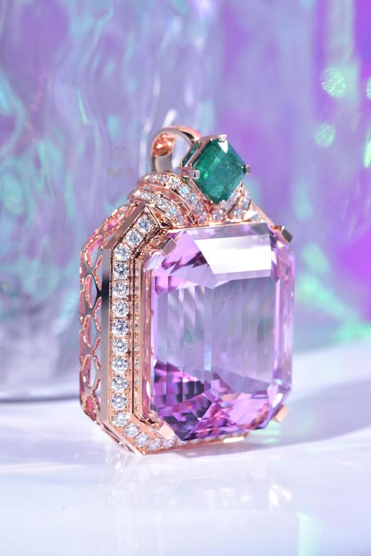 【紫色梦想】紫锂辉石镶钻坠CB12411070 商品图2