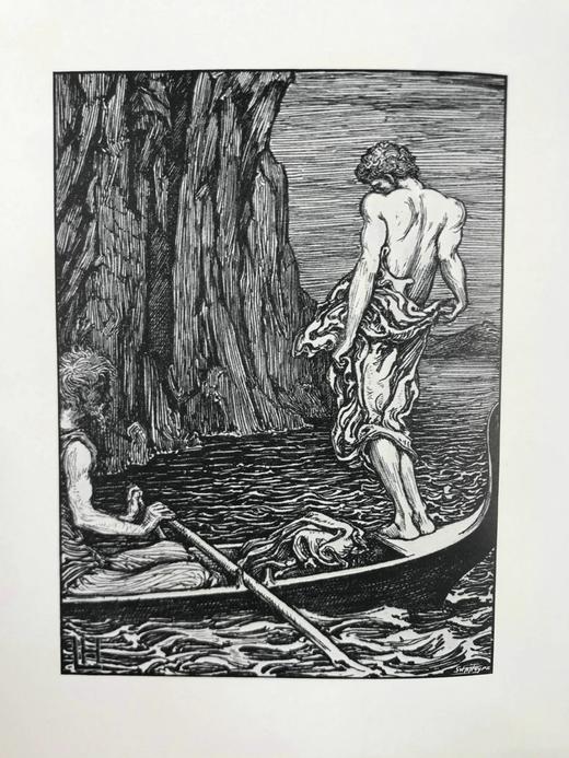 1896年 劳伦斯·豪斯曼的七个故事 豪斯曼兄妹7幅插图 漆布精装32开 商品图8