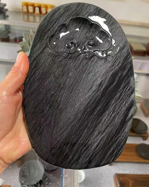 罗纹坑细罗纹°灵芝砚 商品图0