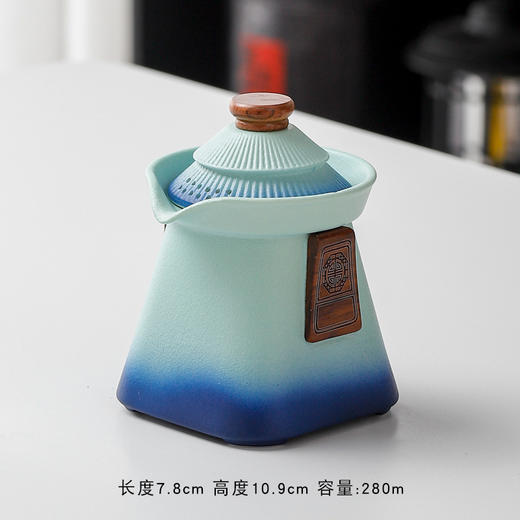 【国潮文创茶具套装，宫廷风设计！】国潮故宫文创 宫廷风旅行茶具小套装 快客杯便携式 户外商务伴手礼品-QQ 商品图11
